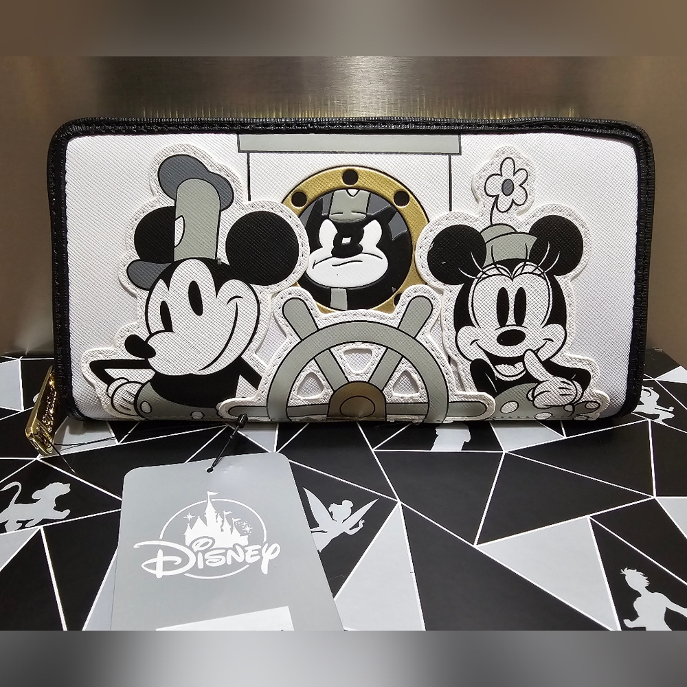 Disney Steamboat Willie Loungefly Wallet